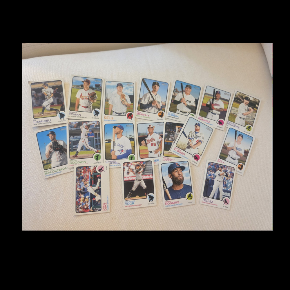 Topps 2020 Heritage MLB Baseball Trading Card Lot 14 Cards LeMahieu Edman